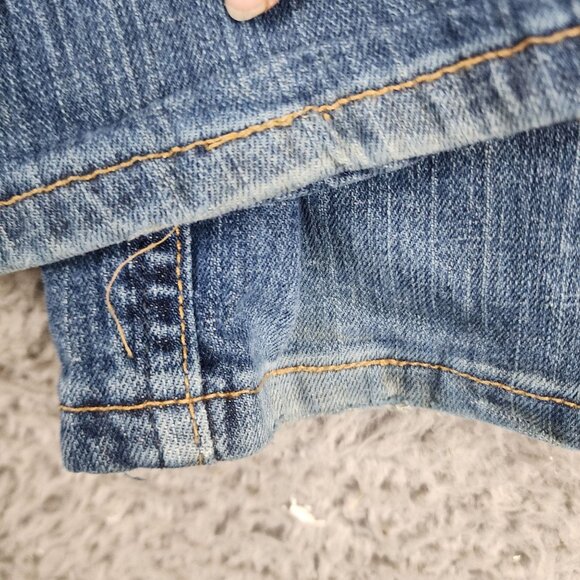 Wrangler Jeans Womens 9 Tall Dark Wash Stretch Mid Rise Bootcut *Read* - Picture 10 of 14